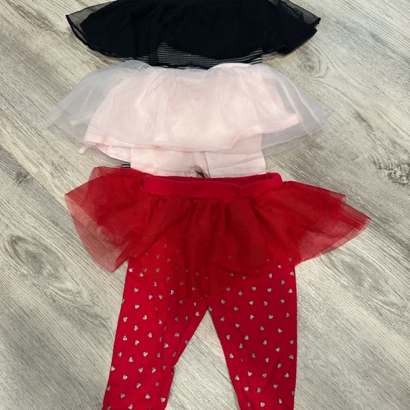 Carter's Kids Leggings Set - Black, Pink, Red - Picture 1 of 7